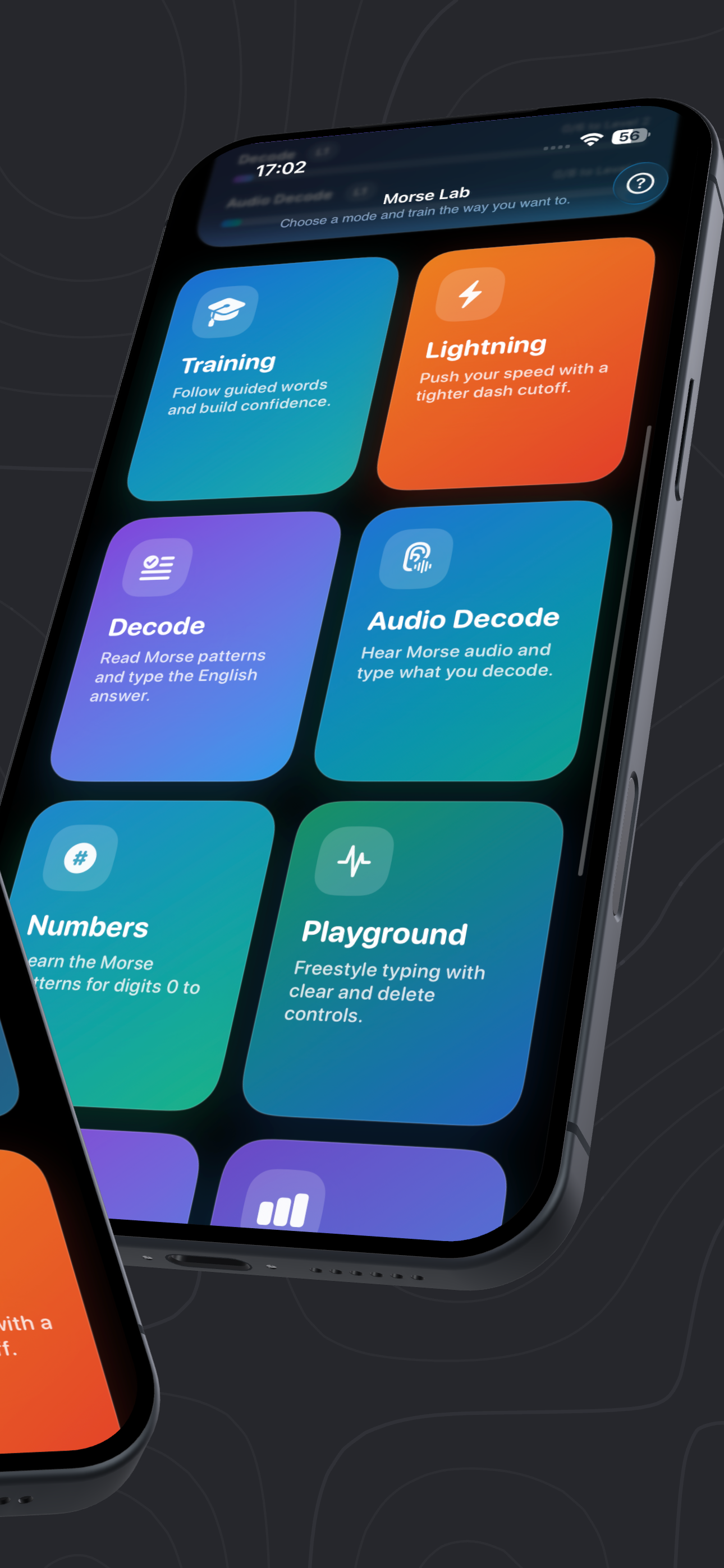 Mode selection grid